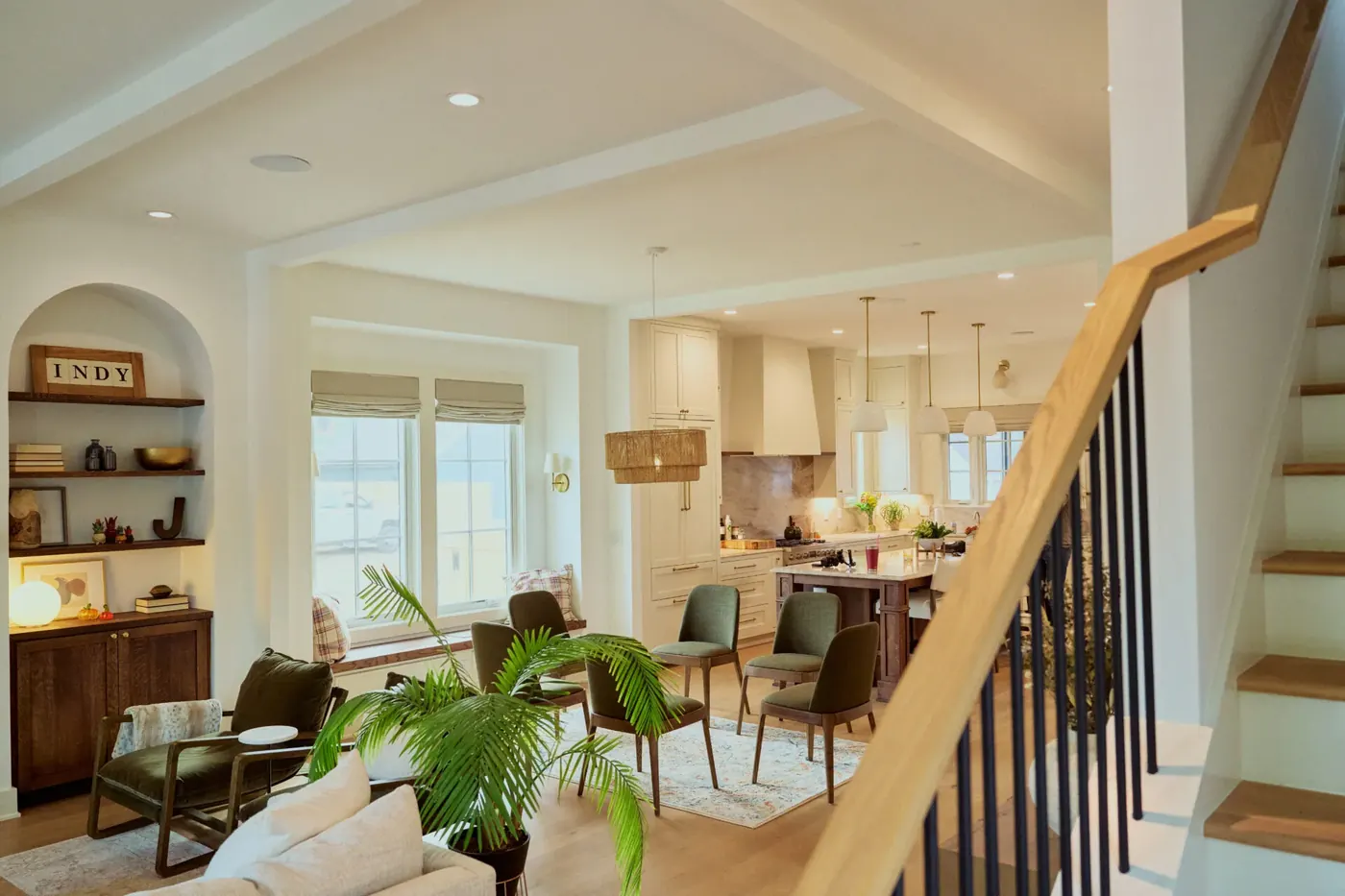 Cellular shades in a Westfield living room