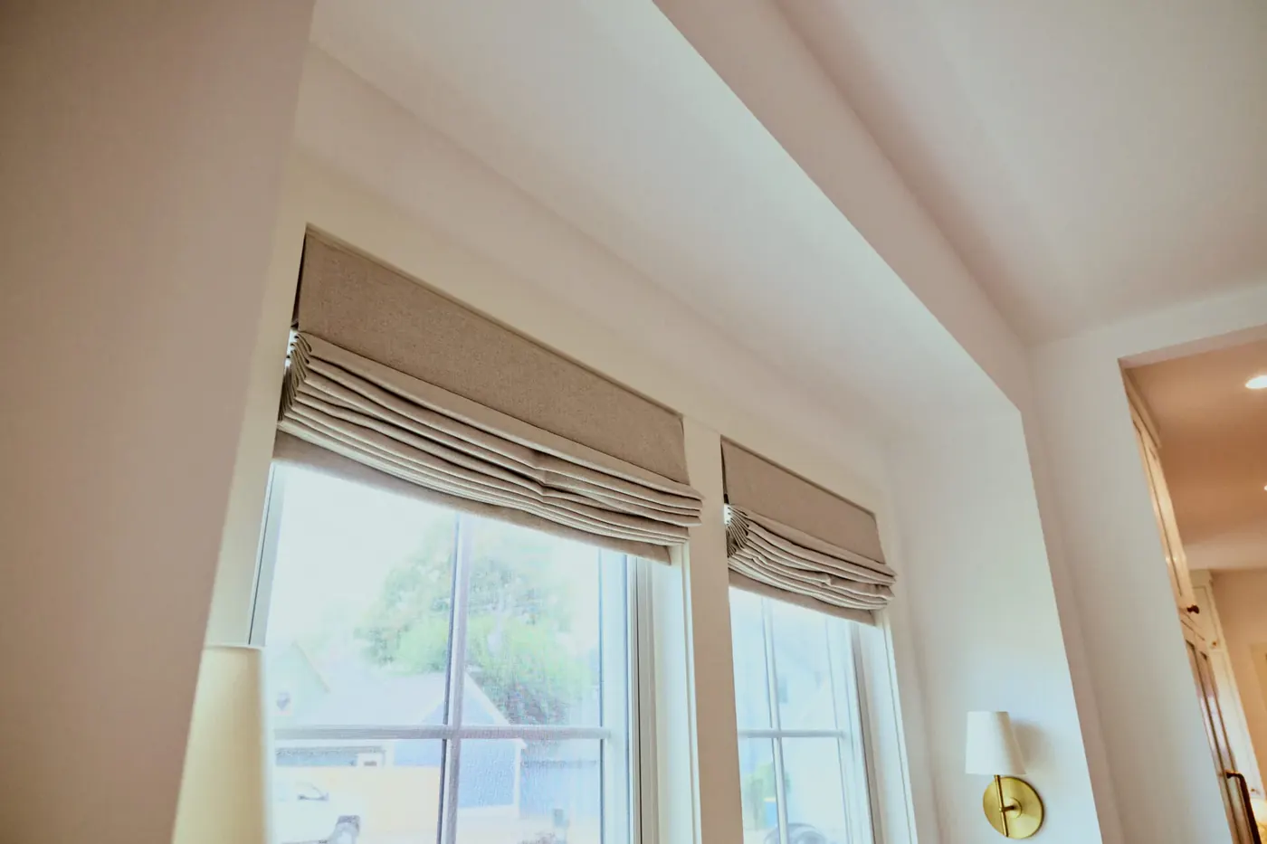 Custom shades measured and installed in Westfield